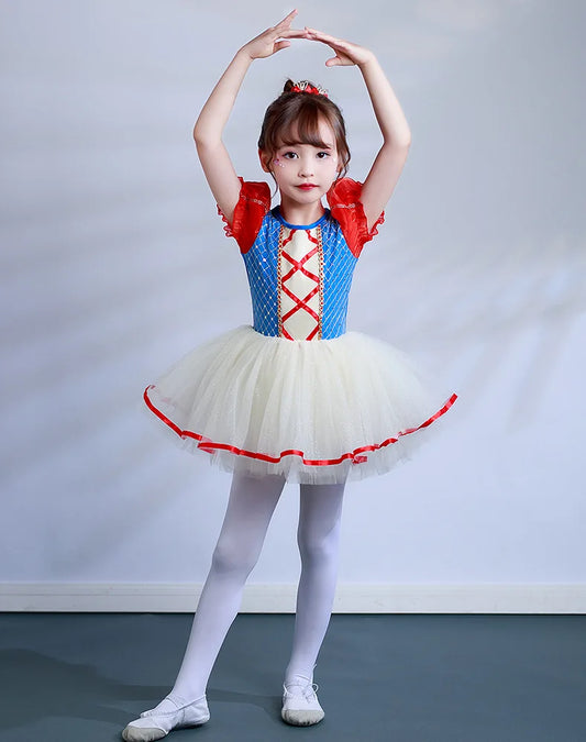 Girl Ballet Dancing Dress Party Fancy Sequined TUTU Dress Princess Girl Clothes Baby Girl Stage Shows Party Costumes