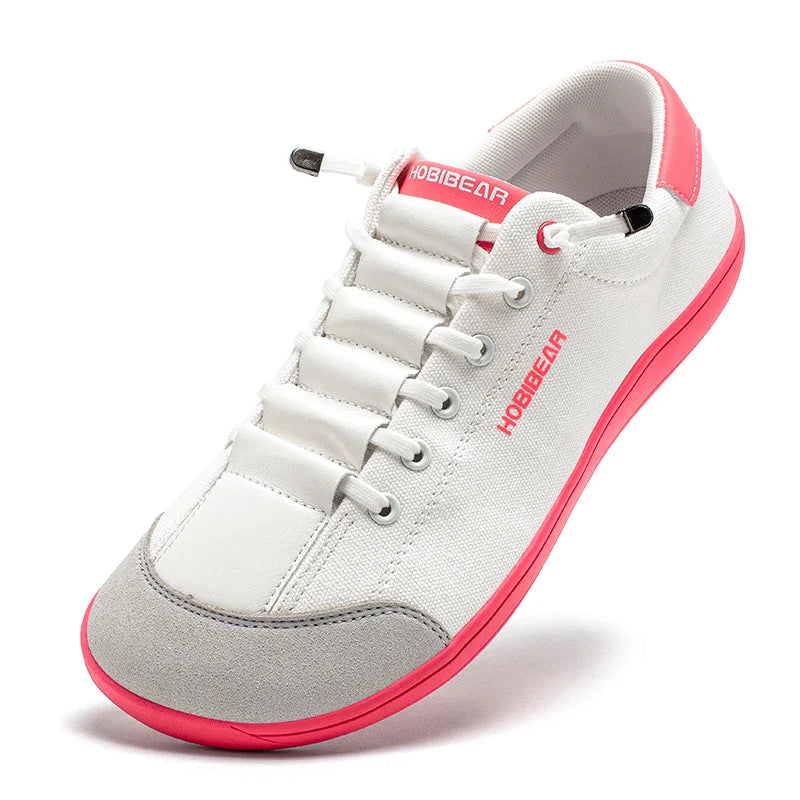 Womens Mens Barefoot Shoes | Zero Drop | Wide Toe Casual Canvas Sneakers Minimalist Walking Shoes
