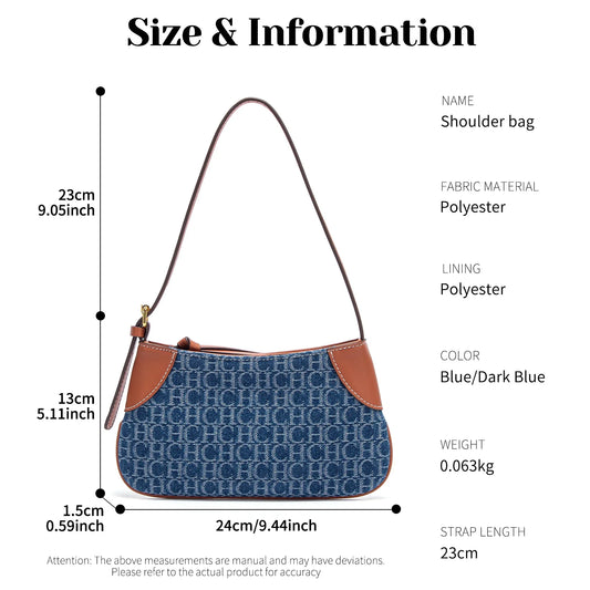 Fashionable Classic Retro Women's New Bag with Adjustable Shoulder Strap, Business Commuter Multi functional Shoulder Bag