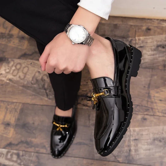 Men loafers Mens loafers leather Man shoes leather tassel Mocassin homme Calzado hombre Zapatos de hombre Men shoes