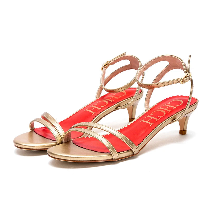 Wear Comfortable Pure Colour Simple New Women's Sandals Fashionable Versatile Simple Women's Low Heel Sandals