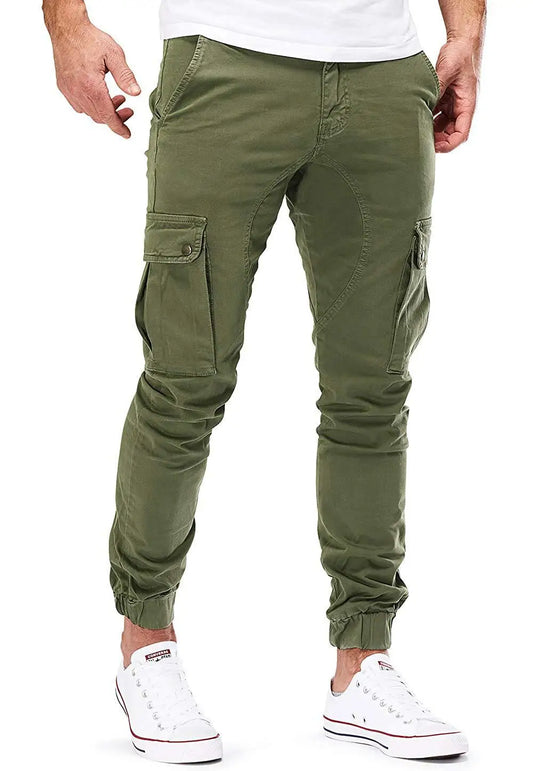 Casual Men Pants Summer Multiple Pockets Cargo Pants Quick Dry Thin Trousers Outdoor Hiking Workout Breathable Long Pant New