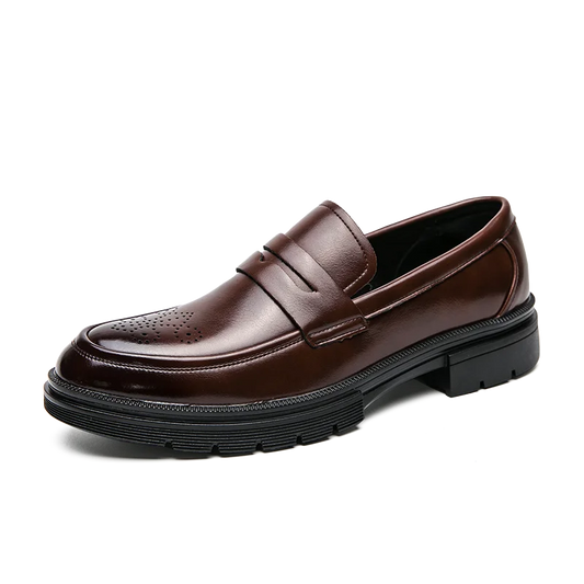 High Quality Men's Dress Shoes Office Casual Business Shoes For Men Brogues Leather Social Wedding Shoes Formal Loafers Male