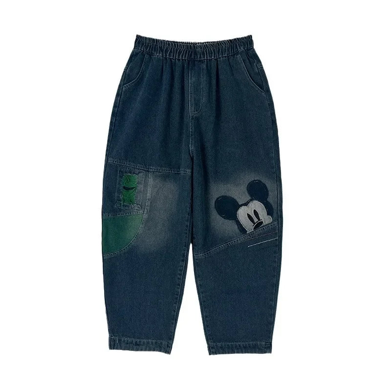 Casual Fashionable Versatile Embroidered Harem Jeans