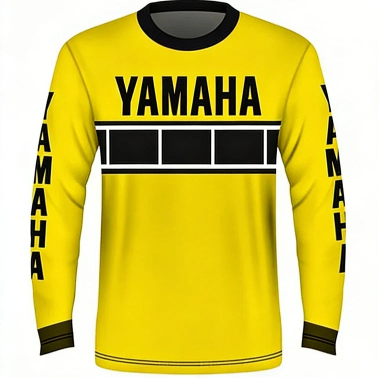 Summer New MXGP Motorcycle Riding Long Sleeved Men's/women's Racing Oversized Breathable Quick Drying Sportswear T-shirt