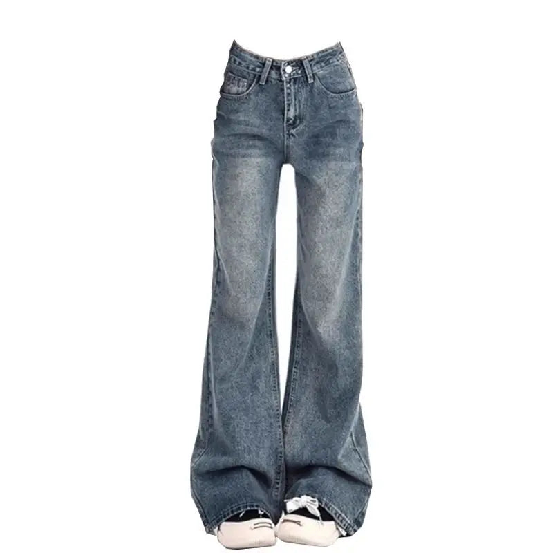 Ladies Jeans Flare Trousers Leisure Slimming Vintage Inspired Autumn High Waist Bell Women's pants Flared jeans jeans y2k