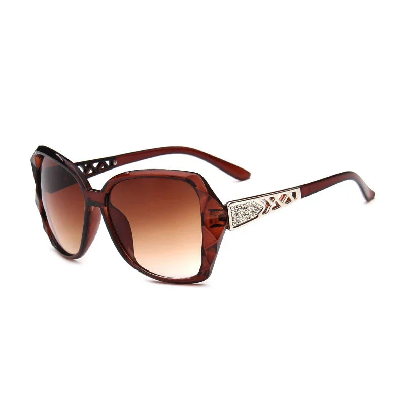 New 2022 big box polarized sunglasses han edition tide female uv web celebrity sunglasses driving round glasses female