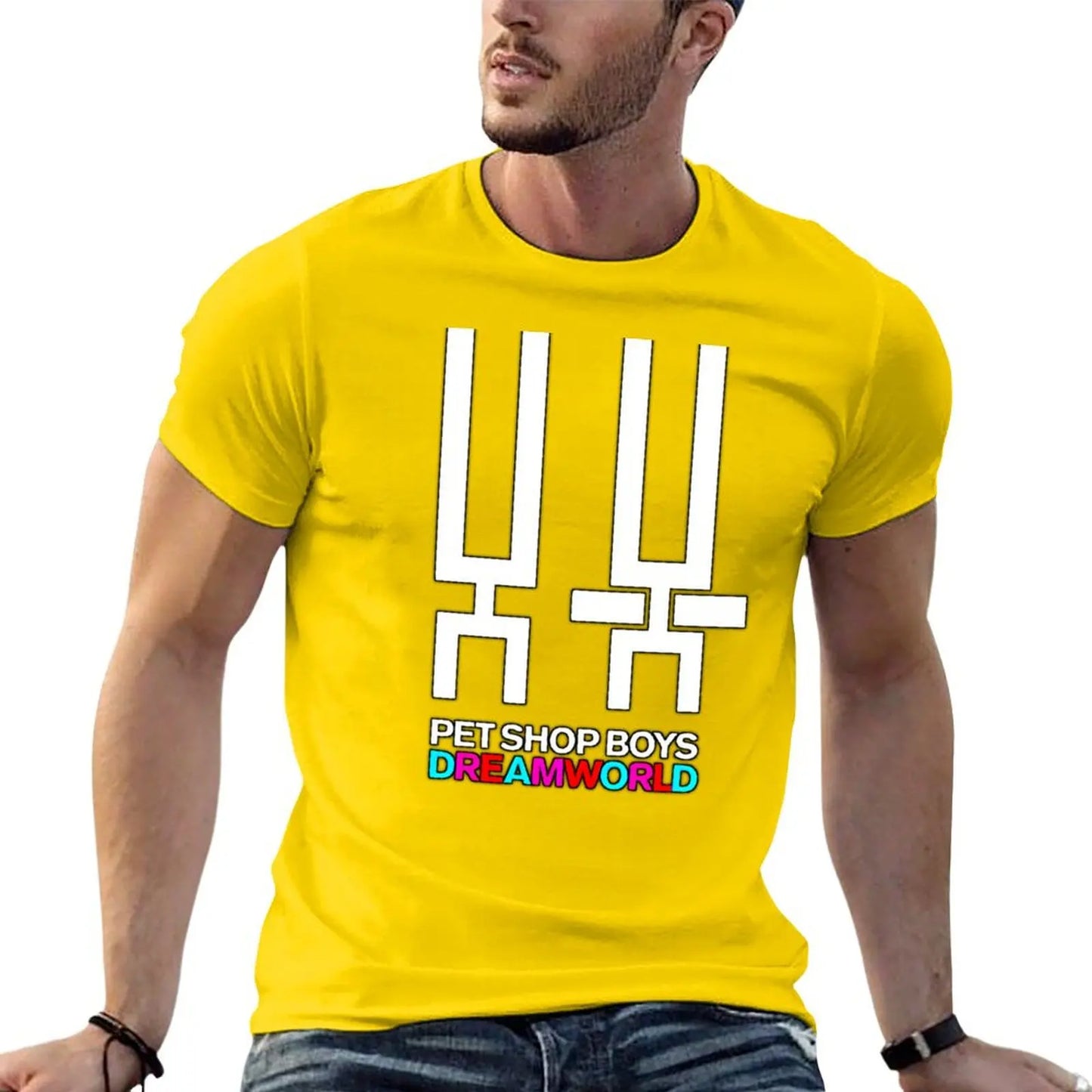 Pet Shop Boys T-Shirt tees blanks anime clothes sublime men clothing