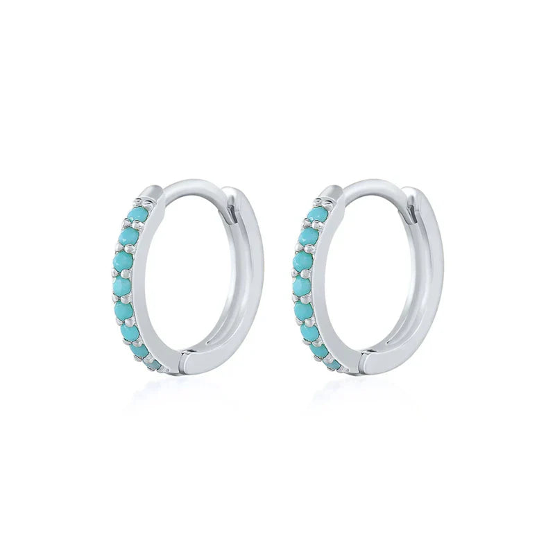 925 Sterling Silver Earrings For Women/Men Small Hoop Earrings Ear Bone aros Tiny Ear Nose Ring Girl aretes ear hoops A30