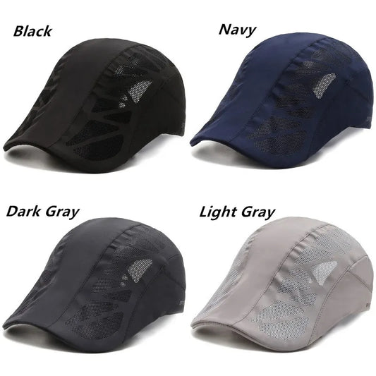 Unisex SPORTS Letter Printed Quick-drying Baseball Cap Sunhats Outdoor Summer Breathable Mesh Sunshade Caps Beret Visor Golf Hat