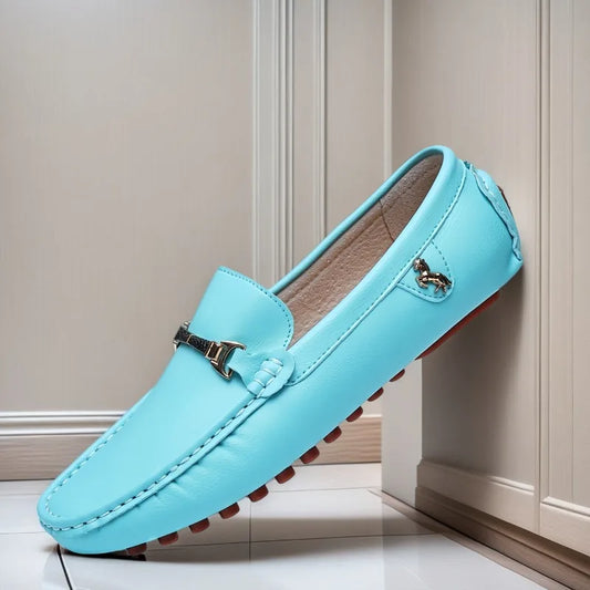 Sapatos Masculinos Loafers Sapatos Sociais Formais Sapatos Casuais de Negócios para Homens Sapatos de Escritório para Festa de Casamento Loafers Masculinos de Couro PU Macio