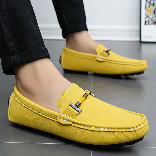 Mocassins Masculinos Confortáveis Casuais para Caminhada Sapatos de Condução Masculinos Sem Salto Sapatos Masculinos para Casamento Escritório Festa Tênis Respiráveis Sapatos Masculinos Mocassins