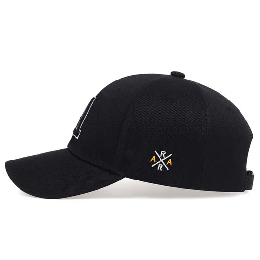 Unisex A Letter Embroidery Baseball Cap Spring and Autumn Snapback Hat Adjustable Casual Cap Sunscreen Hat