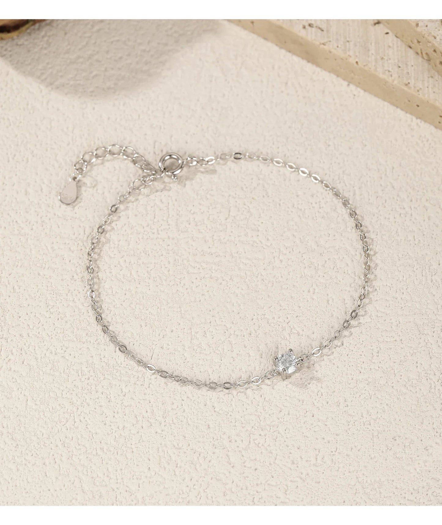 D Color Moissanite Bracelet 925 Sterling Silver Classic Minimalist Daily Link Chain Bracelet For Women Fine Jewelry