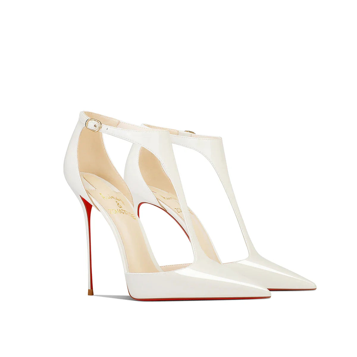 New summer style slim heeled beige high heels for women with pointed fashion, versatile with qipao