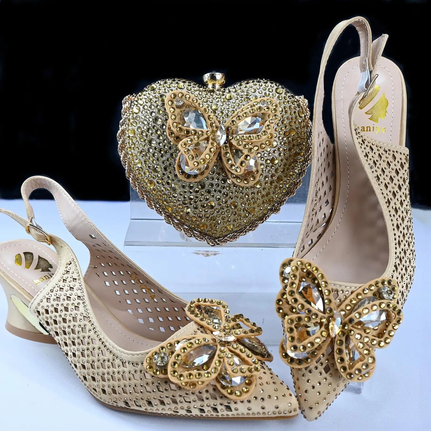 Shoes and Bags To Match Set Italy Party Pumps Italian Matching Shoe and Bag Set for Party! SQ1-1