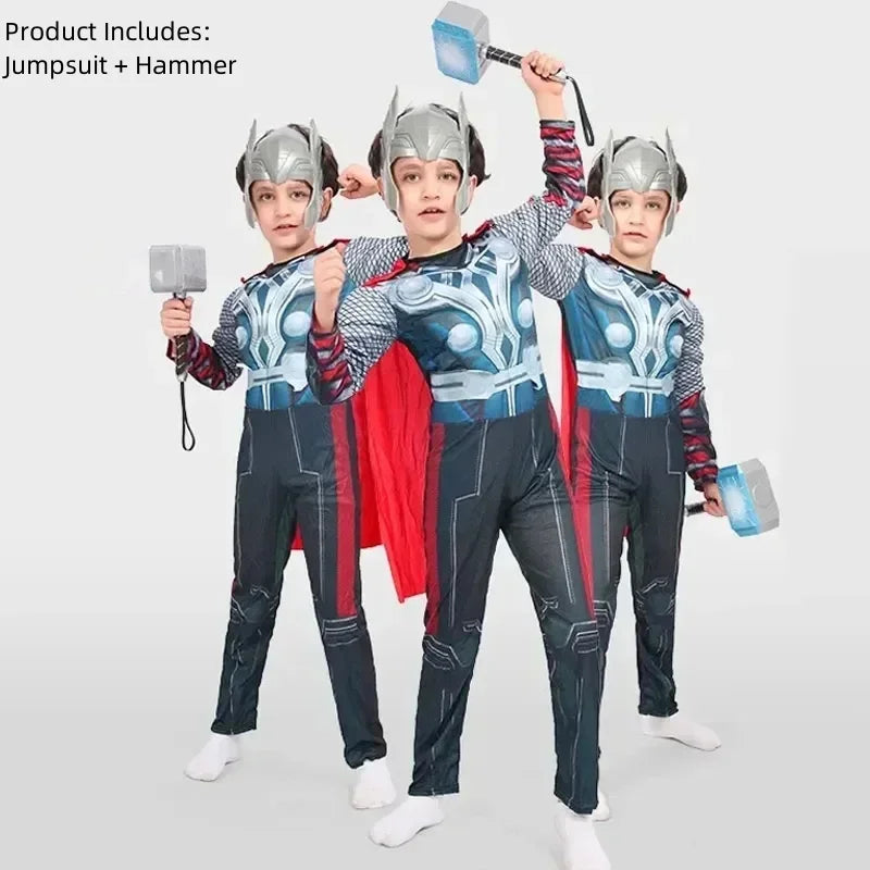 Children The Avengers Tv Movies Anime Cosplay Halloween Costume Iron Man SpiderMan Christmas Cos Marvel Kids Birthday Gifts