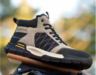 Safety Boots Men's Work Sneakers Battlefield Boots Breathable Steel Toe Shoes Safety stab-proof men's boots