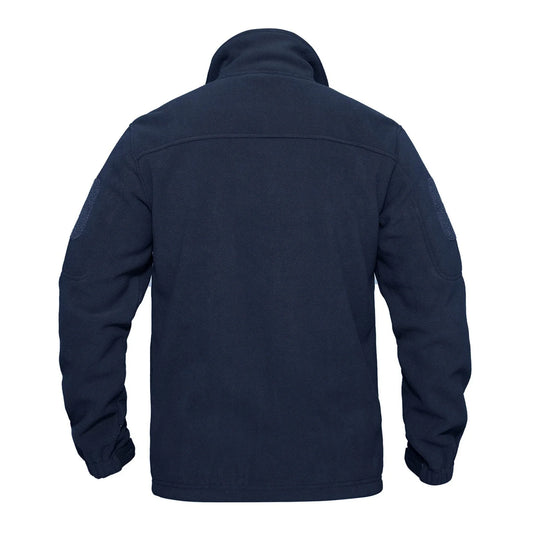 Men's Fleece Jackets Fall Winter Cold Weather Thermal Safari Jackets Windproof Full Zip Jackets Field Work Outwear