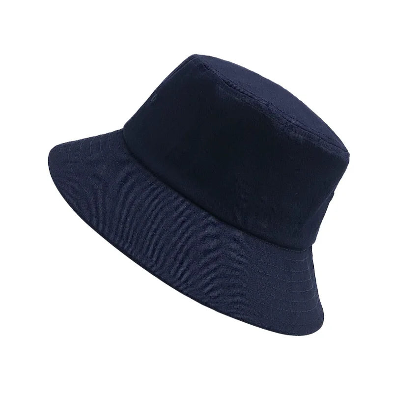 Big Head Man Large Size Bucket Hats Boy 60-63cm Plus Size Summer Fisherman Cap