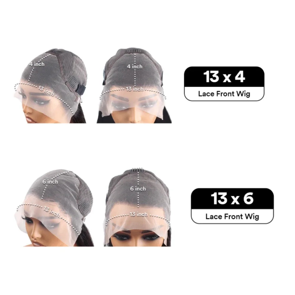 30 Inch 13x4 Transparent Lace Frontal Wig Brazilian Chocolate Brown Straight 13x6 Lace Front Human Hair Wig Preplucked For Women