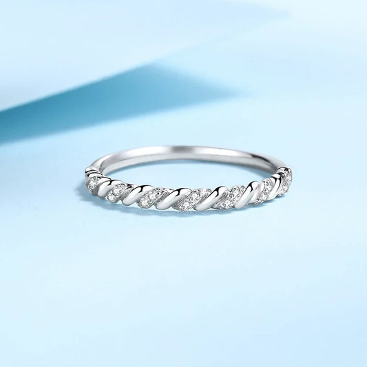 Full Moissanite Ring 925 Sterling Silver with 18K Gold Plated Diamond Engagement Wedding Bridal Band Jewelry For Women
