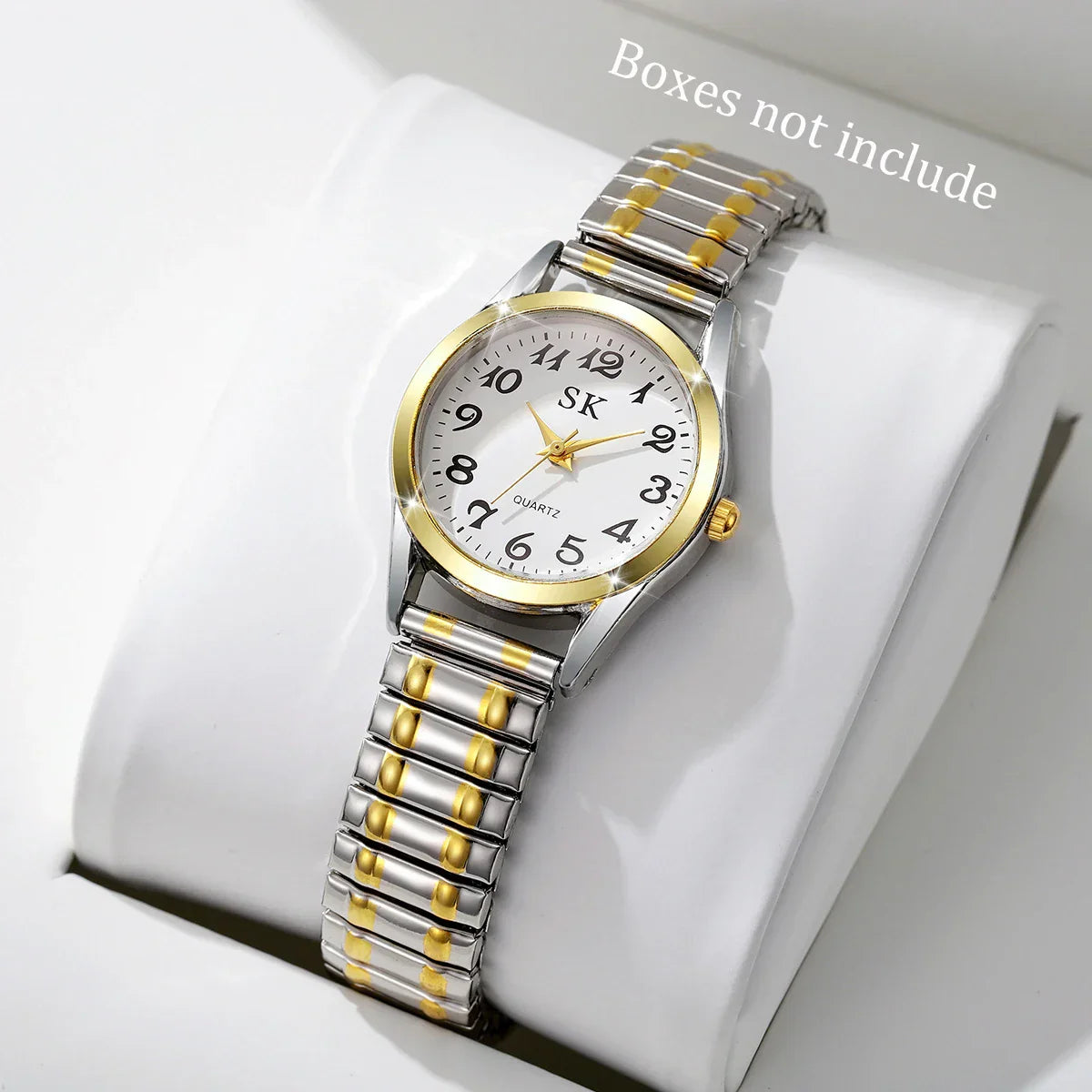 Elegant Small Dial Women Watches Fashion Elastic Strap Quartz Watch Reloj Mujer(Without Box)