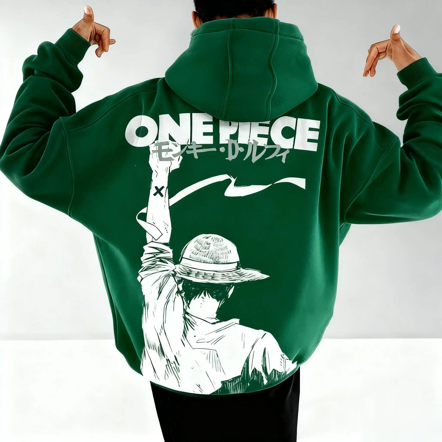 Anime Hoodie Men Women Pullover Sweatshirt Luffy Graphic Print Oversized Casual Streetwear Y2k Autumn Fashion Unisex