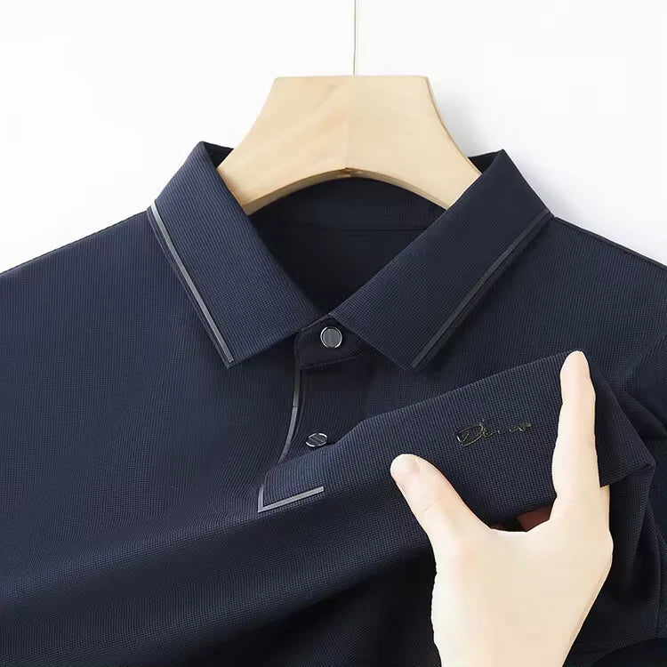 High end designer brand short sleeve POLO shirt men cool breathable summer T-shirt fashionable embroidery casual men's clothing