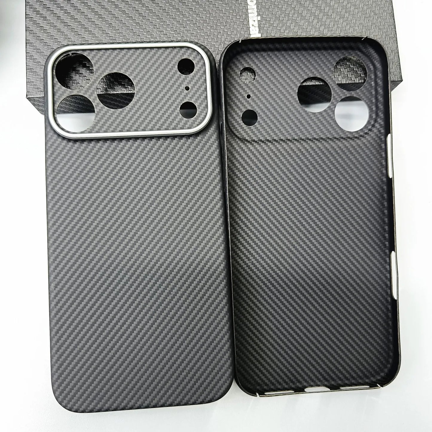 Genuine Aramid Carbon Fiber Mag Safe Magnetic Case For iPhone 17 Pro Max 17Pro Matte Camera Hole Thin Hard Armor Cover