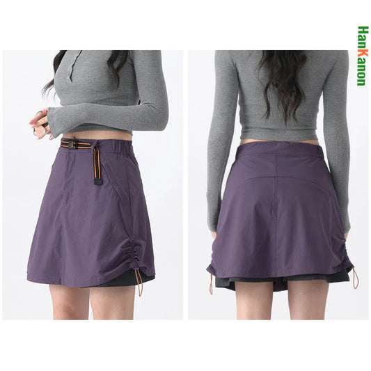 2026 High-Quality Outdoor Women's Mini Skirt, Anti-Exposure, Casual Breathable, Durable and Fashionable Ultra Short Skirt