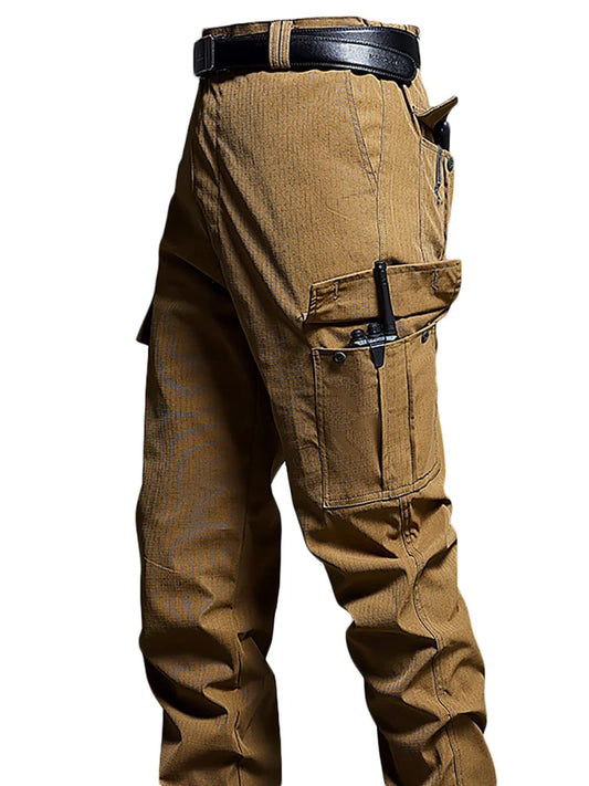 New Work Cargo Pant Men Wear-Resistant Stretch Tactical Trousers Casual Breathable Multi-Pocket Outdoor Waterproof Training Pant
