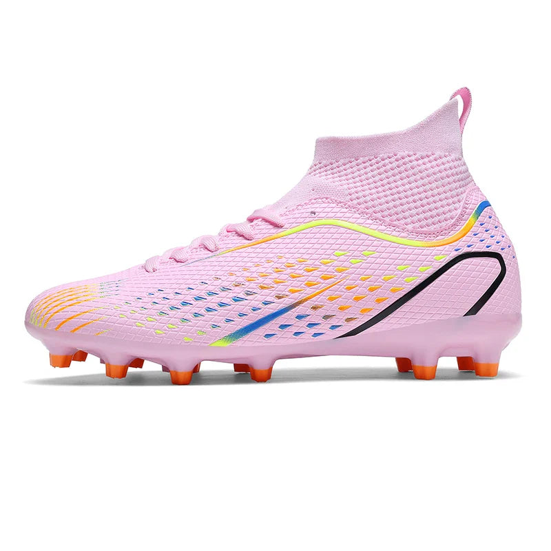 Soccer Shoes FG/TF Man Outdoor Training Football Boots Woman Sneakers Ultralight Non-Slip Sport Turf Soccer Cleats Large Size