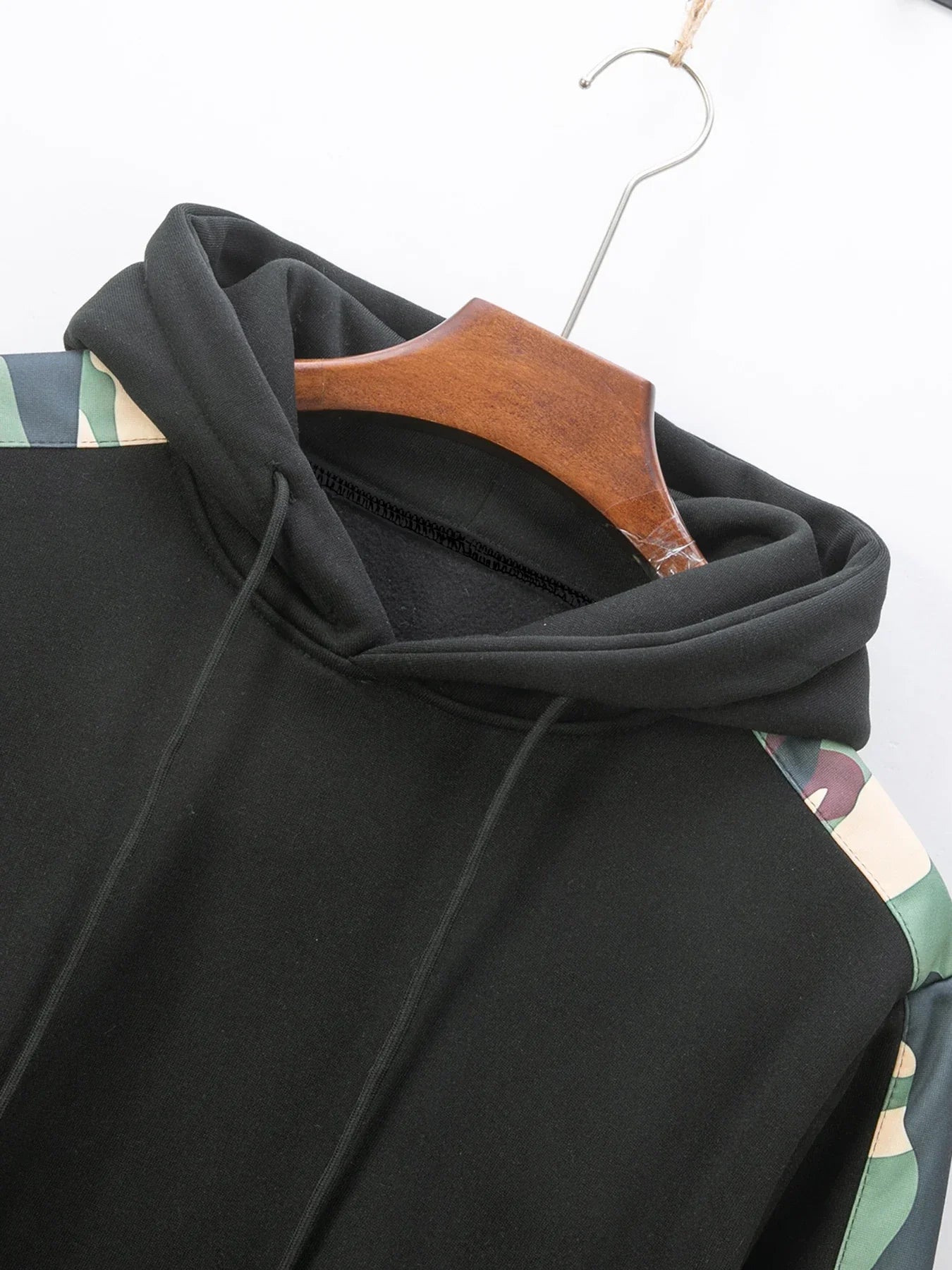 Men's Tracksuit Hoodie Sets Camouflage Hand Hooded Leisure Suit Man Sweatshirt Pants Tactical Sweat Sports Suit