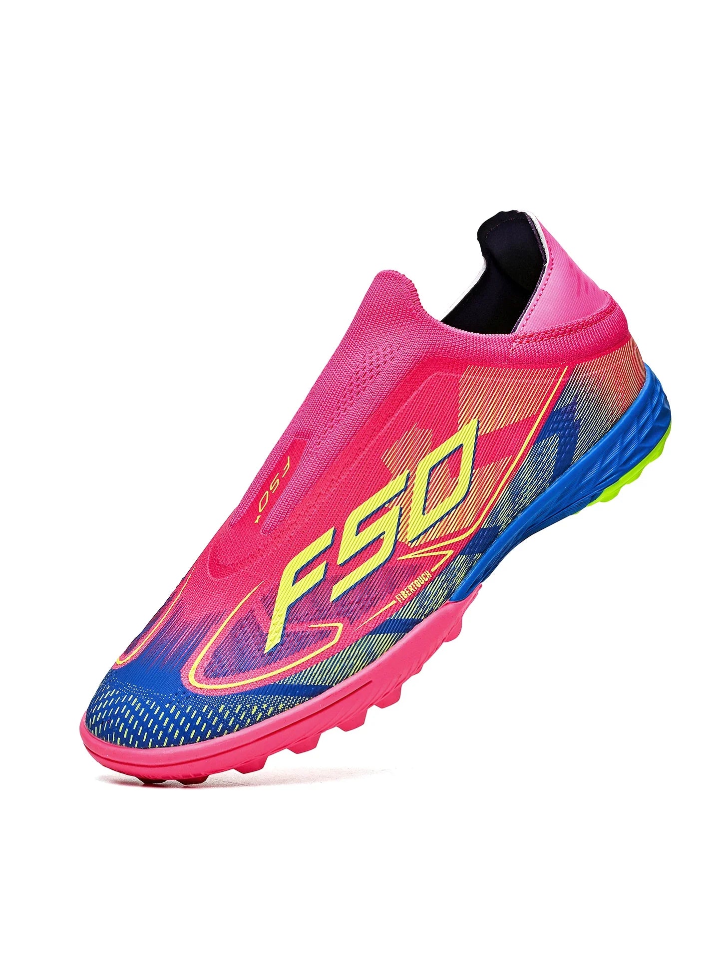 Professional TF Soccer Boots Unisex Youth Adult PU Fabric Upper Rubber Sole Non-slip Training Cleats