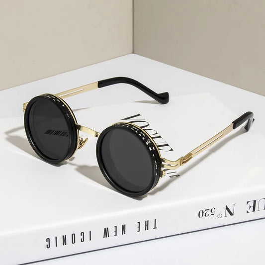 2025 Fashion New unisex handmade ND9 level Sunglasses Stepless Rotating Filter Retro Polarized Sunglass Cycling Sports Glassees