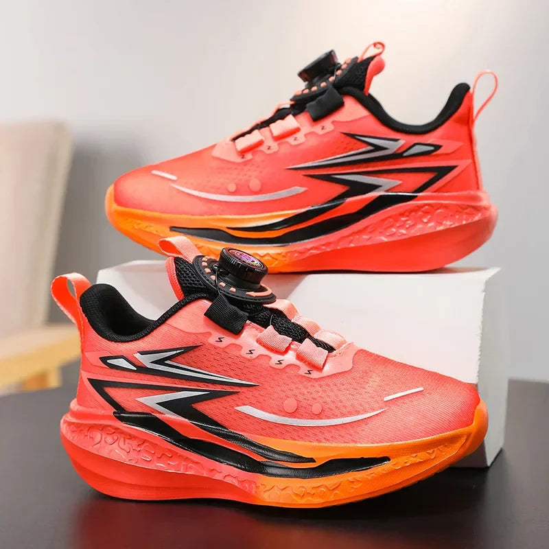 Children's Basketball Shoes Kids Sneakers Non-slip Boys Girls Basketball Boots Outdoor Ultralight Running Trainers Mesh Sneakers