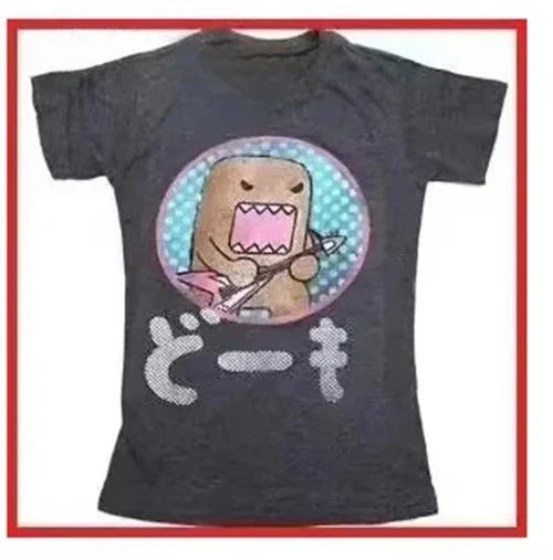Oversized Pattern Y2K New Vintage Printed Round Neck Men's and Women's Street T-shirts High Quality Pure Cotton Clothing