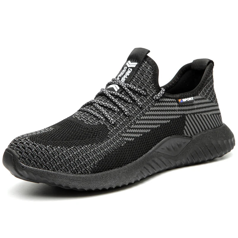 Steel Toe Cap Working Boots Safety Shoes for Man Construction&Indestructible Work Shoes Puncture-Proof Summer Work Shoes