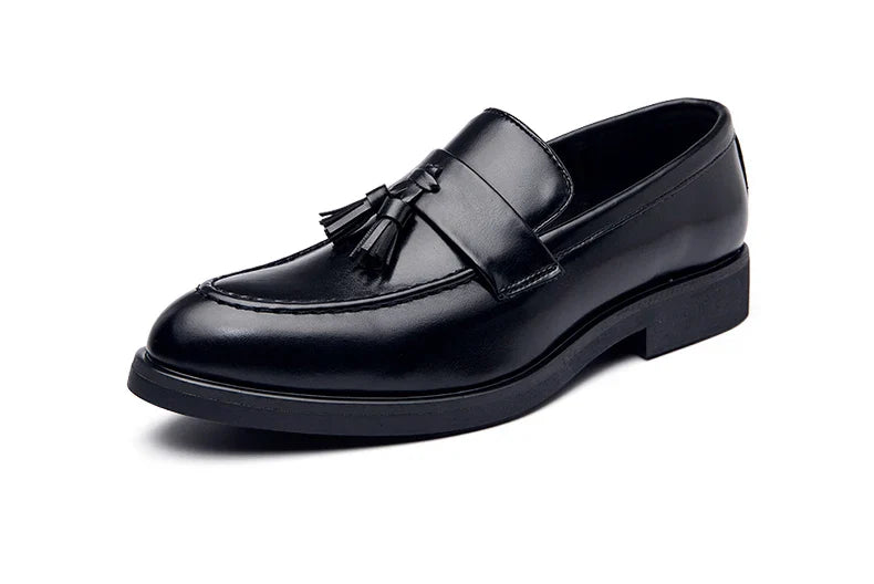 Tassel Wedding Leather Shoes Men Classic Formal Leather Loafers Male Dress Casual Business Shoes For Men Social Brogues Shoes
