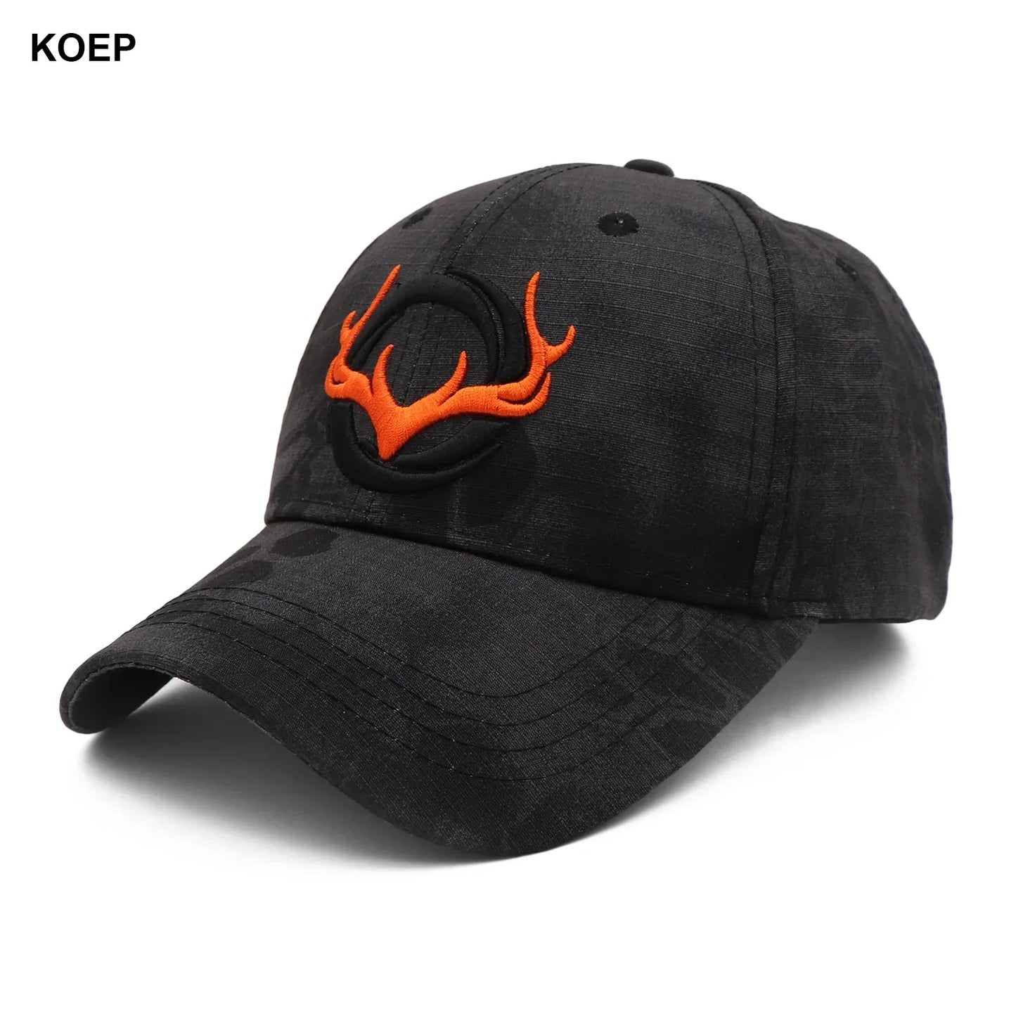 Baseball Cap Fishing Caps Men Outdoor Hunting Camouflage Jungle Hat 3D Deer Embroidery