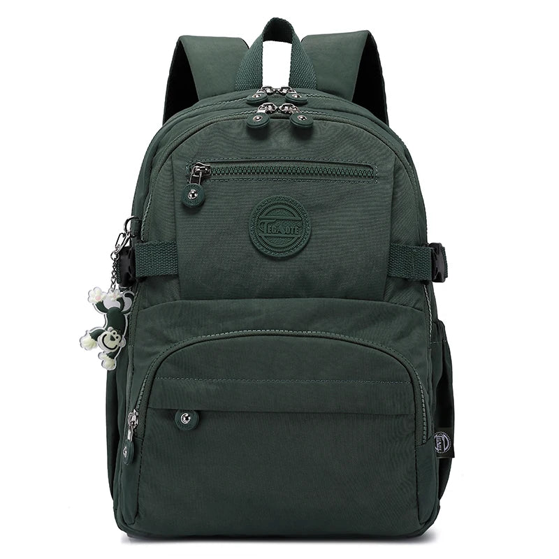 Large Nylon Waterproof Backpack Travel Rucksack for Women School Bags Mochilas Mujer Kids Girls 2026