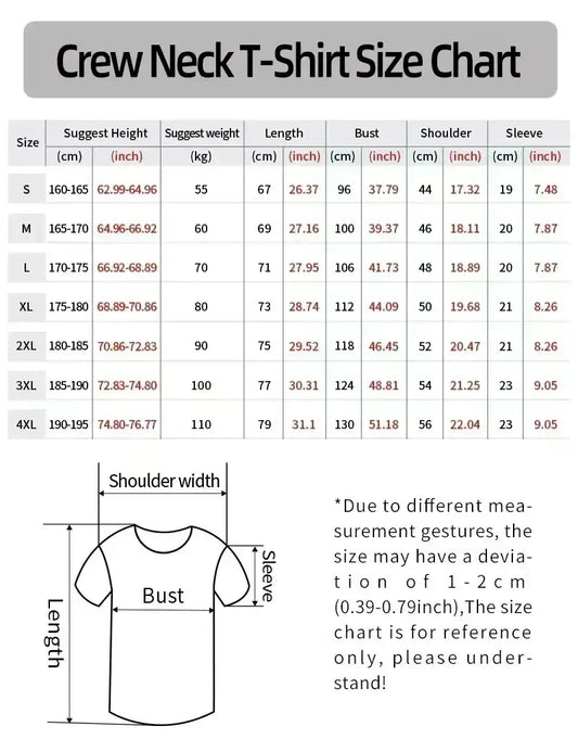 Classic Y2K Gothic Style T-shirt Print Oversized T Shirt High Street Shirts Gothic Round Neck Cotton Tops New Mens Women T Shirt