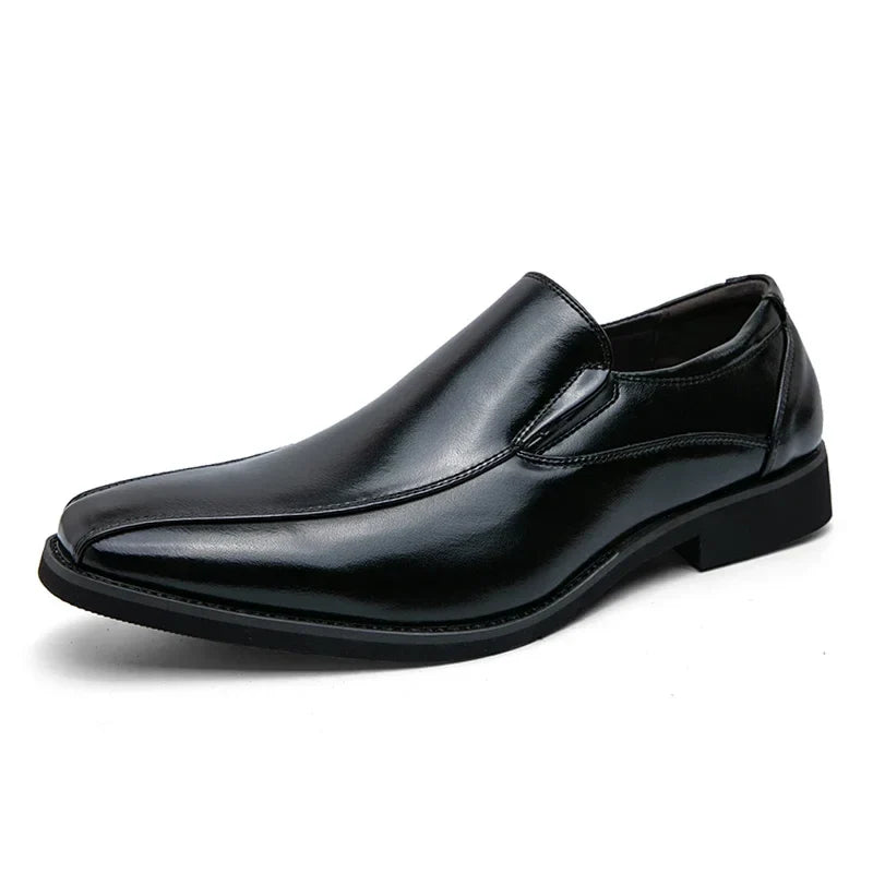 Casual Business Leather Shoes Men Loafers Formal Wedding Shoes Leisure Party Office Flats Men's Social Dress Moccasins