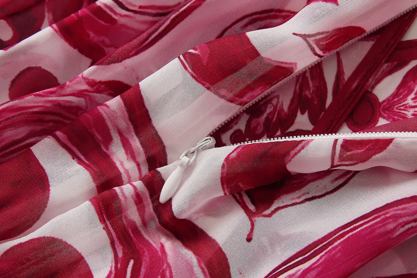 Red Blue And White Porcelain Print Holiday Dress Summer Vintage Bohemia Dress Women's Loose Lace Up Belt Long Robe Vestido