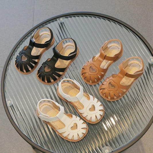 Girl Sandals Summer Fashion Love Baby Girl Shoes Boys Beach Sandals