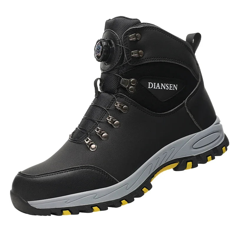 Puncture-Proof Protective Shoes Work Boots Tactical Boots Rotating Button Safety Shoes Men Work Sneakers Indestructible Shoes