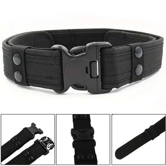 Daily Belt Men's Heavy Duty Combat Tactical Belts Sturdy Nylon Waist Strap with 5cm Width for adjustment