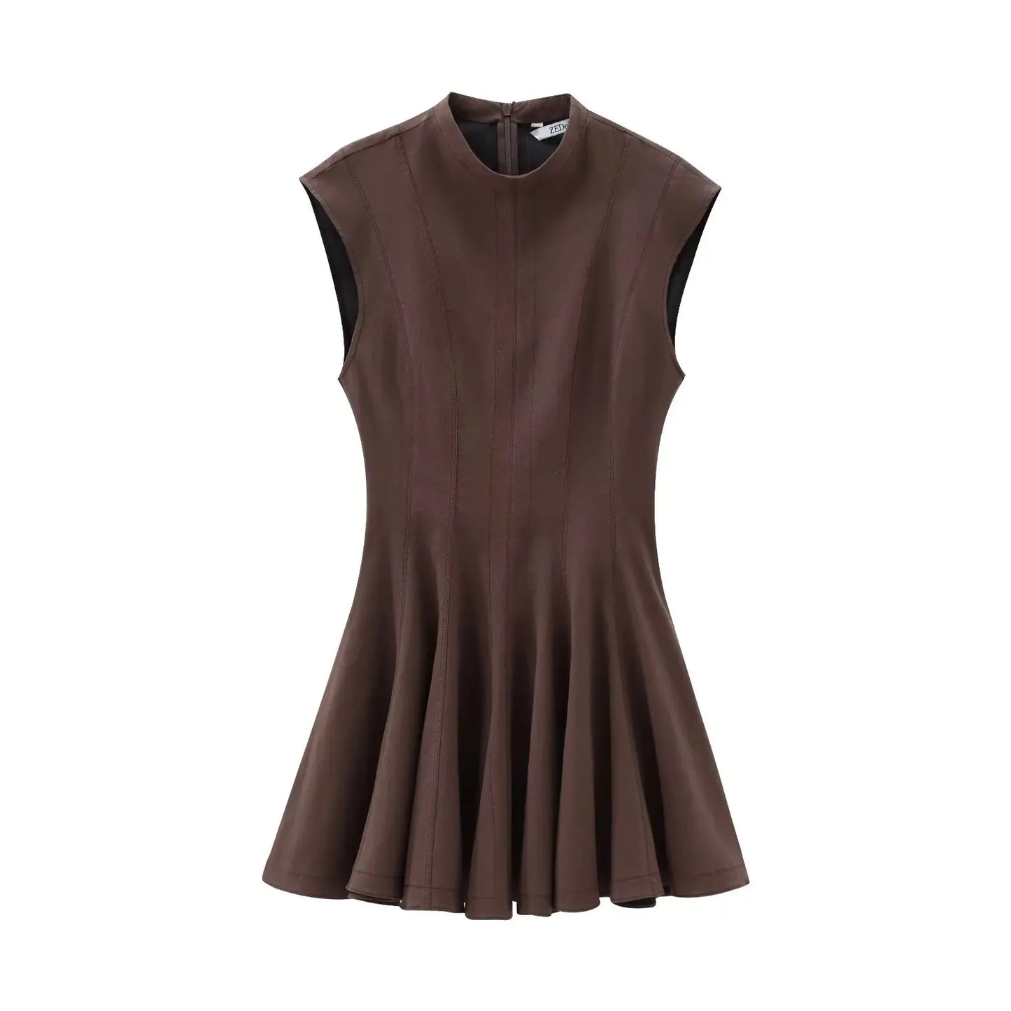 Ruffles Mini Party Dress Women Sleeveless A-Line Chic Evening Club Dress Fashion 2025 Y2K Girl Street Vestidos