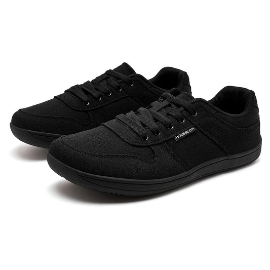 Unisex Barefoot Shoes for Men Women Wide Minimalist Walking Sneakers Lace-Up Outdoor Lightweight Running Shoes